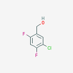 Structure of Benzenemethanol, 5-chloro-2,4-difluoro-