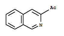 1-异喹啉-3-基-乙酮结构式