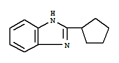 1H-Benzimidazole,2-cyclopentyl-结构式
