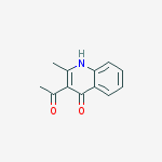 Structure of 1-(4-HYDROXY-2-METHYLQUINOLIN-3-YL)ETHANONE