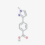 Structure of 4-(1-Methyl-1H-pyrazol-3-yl)benzoic acid
