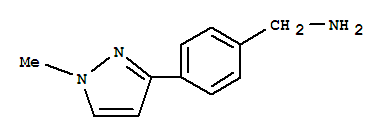 Structure of 4-(1-Methyl-1H-pyrazol-3-yl)benzylamine