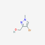 Structure of (4-Bromo-1-methyl-1H-pyrazol-3-yl)methanol