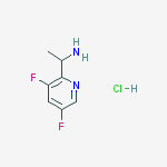 Structure of 1-(3,5-Difluoro-2-pyridinyl)ethanamine