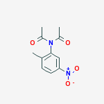 Structure of N-acetyl-N-(2-methyl-5-nitrophenyl)acetamide