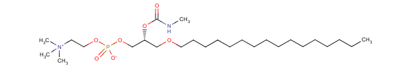 Structure of METHYLCARBAMYL PAF C-16