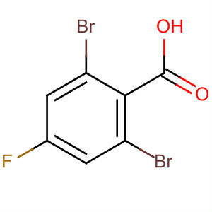 Structure of Benzoic acid, 2,6-dibromo-4-fluoro-