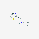 Structure of N-cyclopropyl-2-Thiazolemethanamine