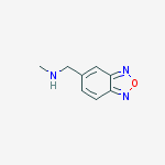 Structure of 2,1,3-Benzoxadiazole-5-methanamine,  N-methyl-