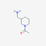 1-(1-ACETYLPIPERIDIN-3-YL)METHANAMINE 95%结构式