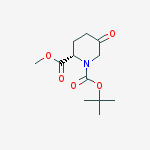 Structure of (S)-1-tert-Butyl 2-methyl 5-oxopiperidine-1,2-dicarboxylate