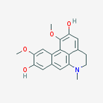 Structure of 1,10-dimethoxy-6-methyl-5,6-dihydro-4H-dibenzo[de,g]quinoline-2,9-diol