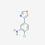 Structure of 2-Chloro-5-(1,3-oxazol-4-yl)aniline