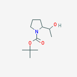 Structure of 1-Boc-2-(1-hydroxyethyl)-pyrrolidine