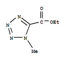 Structure of 1H-TETRAZOLE-5-CARBOXYLIC ACID,1-METHYL-,ETHYL ESTER