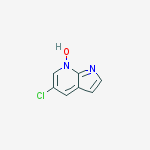 Structure of 1H-pyrrolo[2,3-b]pyridine, 5-chloro-, 7-oxide