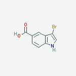 Structure of 3-Bromoindole-5-carboxylic Acid