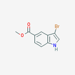 Structure of Methyl 3-Bromoindole-5-carboxylate