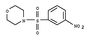 4-(3-硝基苯基磺酰)吗啉结构式