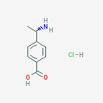 Structure of (S)-4-(1-AMINO-ETHYL)-BENZOIC ACID HYDROCHLORIDE