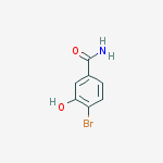Structure of 4-bromo-3-hydroxybenzamide