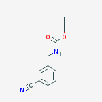 tert-butyl 3-cyanobenzylcarbamate结构式