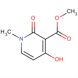 Structure of 3-Pyridinecarboxylic acid, 1,2-dihydro-4-hydroxy-1-methyl-2-oxo-,methyl ester