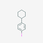 Structure of BENZENE, 1-CYCLOHEXYL-4-IODO-