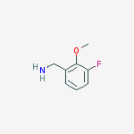 Structure of (3-fluoro-2-methoxy-phenyl)methanamine