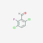 Structure of 3,6-dichloro-2-fluoro-benzaldehyde