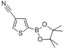 5-(4,4,5,5-四甲基-1,3,2-二氧杂环硼烷-2-基)噻吩e-3-腈结构式