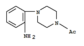 Structure of 1-[4-(2-AMINOPHENYL)PIPERAZIN-1-YL]ETHANONE