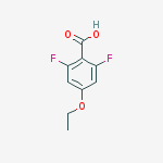 4-ethoxy-2,6-difluorobenzoic acid结构式