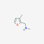 Structure of N-METHYL(3-METHYL-2-FURYL)METHYLAMINE