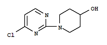 Structure of 1-(4-CHLORO-PYRIMIDIN-2-YL)-PIPERIDIN-4-OL
