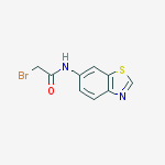 Structure of N-6-BENZOTHIAZOLYL-2-BROMOACETAMIDE