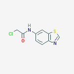N-(1,3-Benzothiazol-6-yl)-2-chloroacetamide结构式