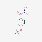 4-tert-Butoxy-N-methoxy-N-methylbenzamide结构式