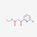 Structure of ETHYL 3-(6-BROMOPYRIDIN-2-YL)-3-OXOPROPANOATE
