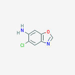 Structure of 5-CHLORO-6-BENZOXAZOLAMINE