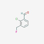 2-CHLORO-3-FLUOROMETHYLBENZALDEHYDE结构式