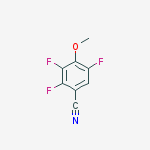 Structure of 2,3,5-trifluoro-4-methoxybenzonitrile