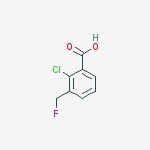 2-Chloro-3-fluoromethylbenzoic acid结构式
