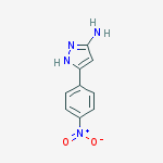 Structure of 3-(4-nitrophenyl)-1H-pyrazol-5-amine