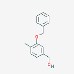 (4-methyl-3-phenylmethoxyphenyl)methanol结构式