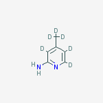 3,5,6-trideuterio-4-(trideuteriomethyl)pyridin-2-amine结构式
