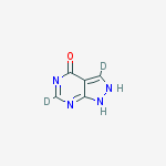 Structure of Allopurinol-d2