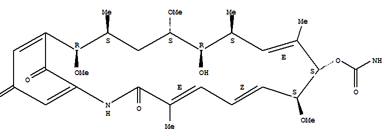 Structure of herbimycin C