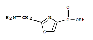 Structure of Ethyl 2-(aminomethyl)thiazole-4-carboxylate