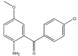 2-AMINO-5-(METHYLOXY)PHENYL](4-CHLOROPHENYL)METHANONE结构式